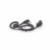 Micrófono de solapa con audífono ajustable al oído para KENWOOD TK3230/3000/3402/3312/3360/3170,NX240/340/220/320/420, TKD240/340