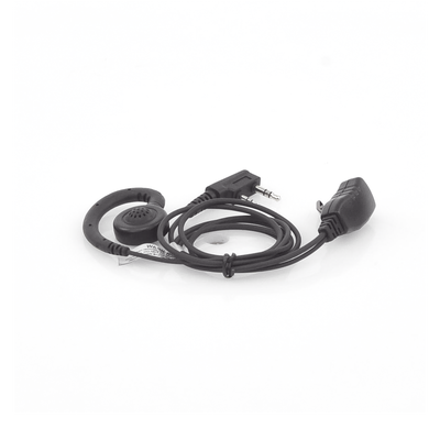 Micrófono de solapa con audífono ajustable al oído para KENWOOD TK3230/3000/3402/3312/3360/3170,NX240/340/220/320/420, TKD240/340