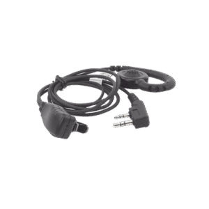 Micrófono de solapa con audífono ajustable al oído para KENWOOD TK3230/3000/3402/3312/3360/3170,NX240/340/220/320/420, TKD240/340