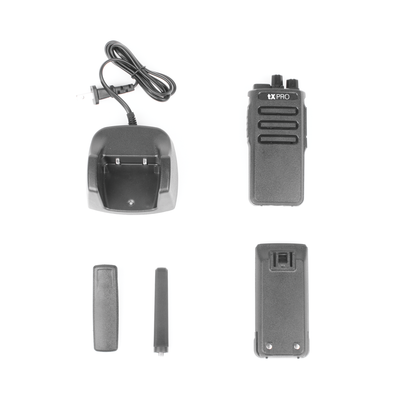 Radio Portátil VHF, 5W de Potencia, Scrambler de Voz, Alta Cobertura, 136-174 MHz, 16 canales preconfigurados Radio Portátil VHF, 5W de Potencia, Scrambler de Voz, Alta Cobertura, 136-174 MHz, 16 canales preconfigurados