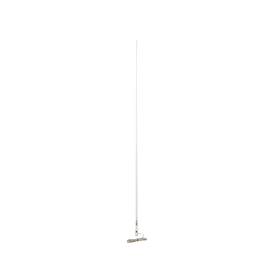 Antena marina VHF en fibra de vidrio en rango de 156 a 163 MHz, Incluye 4.5 metros de cable y conector PL-259 macho. Antena marina VHF en fibra de vidrio en rango de 156 a 163 MHz, Incluye 4.5 metros de cable y conector PL-259 macho.
