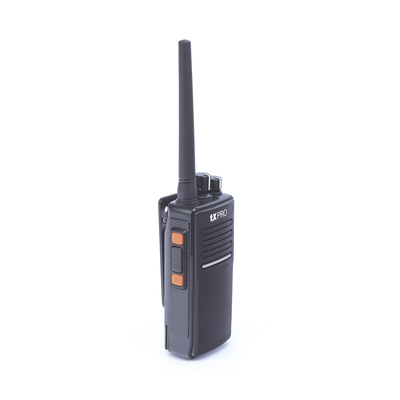 Radio Portátil UHF 400-512 MHz, Digital DMR y Analógico, 5 W, Incluye antena, batería, cargador y clip, 16 canales preconfigurados Radio Portátil UHF 400-512 MHz, Digital DMR y Analógico, 5 W, Incluye antena, batería, cargador y clip, 16 canales preconfigurados