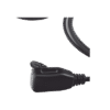 Micrófono - audífono de solapa ajustable al oído para KENWOOD TK3230/ 3000/ 3402/ 3312/ 3360/ 3170, NX240/ 340/ 220/ 320/ 420