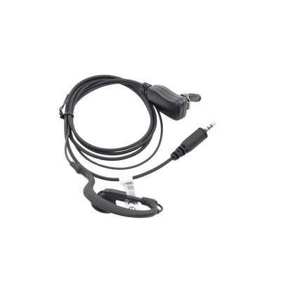 Micrófono - audífono de solapa ajustable al oído para KENWOOD PKT23K