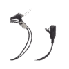 Micrófono - audífono de solapa con tubo acústico transparente para TC-500/ 518/ 600/ 610/ 700 y radios GP300/ PRO2150/ P110/ GP350/ SP-10/ PRO3150/ EP450/ EP350/ MAG ONE / R2 / DEP250 con tubo acústico de PU (material flexible)
