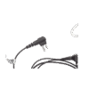 Micrófono - audífono de solapa con tubo acústico transparente para TC-500/ 518/ 600/ 610/ 700 y radios GP300/ PRO2150/ P110/ GP350/ SP-10/ PRO3150/ EP450/ EP350/ MAG ONE / R2 / DEP250 con tubo acústico de PU (material flexible)