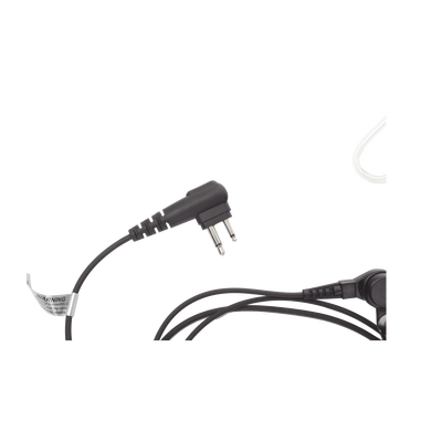 Micrófono - audífono de solapa con tubo acústico transparente para TC-500/ 518/ 600/ 610/ 700 y radios GP300/ PRO2150/ P110/ GP350/ SP-10/ PRO3150/ EP450/ EP350/ MAG ONE / R2 / DEP250 con tubo acústico de PU (material flexible)