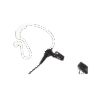 Micrófono - audífono de solapa con tubo acústico transparente para TC-500/ 518/ 600/ 610/ 700 y radios GP300/ PRO2150/ P110/ GP350/ SP-10/ PRO3150/ EP450/ EP350/ MAG ONE / R2 / DEP250 con tubo acústico de PU (material flexible)