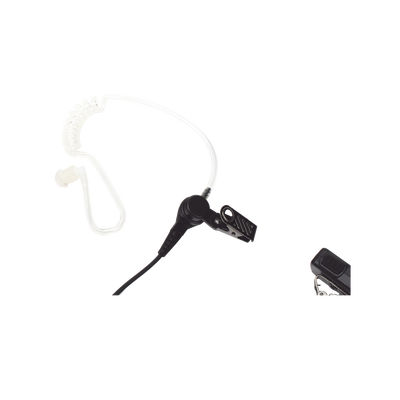 Micrófono - audífono de solapa con tubo acústico transparente para TC-500/ 518/ 600/ 610/ 700 y radios GP300/ PRO2150/ P110/ GP350/ SP-10/ PRO3150/ EP450/ EP350/ MAG ONE / R2 / DEP250 con tubo acústico de PU (material flexible)