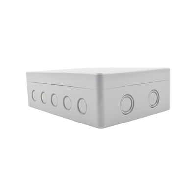 Gabinete Plástico para Exterior (IP65) de 180 x 125 x 57 mm Cierre por Tornillos.