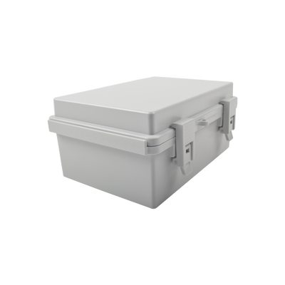 Gabinete Plástico para Exterior (IP65) de 150 x 220 x 105 mm Cierre por Broche.