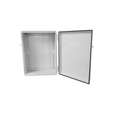 Gabinete Plástico para Exterior (IP65) de 350 x 460 x 165 mm Cierre por Broche.