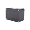 Gabinete Plástico Negro para Exterior (IP65) de 100 x 68 x 50 mm Cierre por Tornillos.