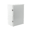 Gabinete Plástico para Exterior (IP65) de 560 X 380 x 265 mm Cierre por broche.