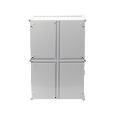 Gabinete Plástico para Exterior (IP65) de 560 X 380 x 265 mm Cierre por broche.