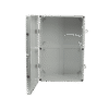 Gabinete Plástico para Exterior (IP65) de 560 X 380 x 265 mm Cierre por broche.