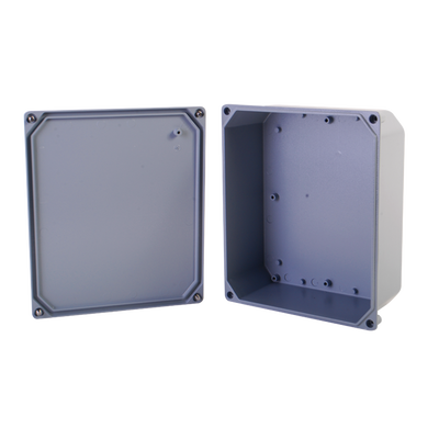 Gabinete de Aluminio para Exterior (IP66) de 252 x 215 x 91 mm Cierre por Tornillos.