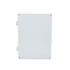 Gabinete de Aluminio para Exterior (IP66) de 390 x 280 x 158 mm con Rápida Disipación de Calor, Cierre por Tornillos con Bisagra.
