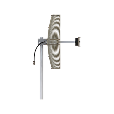 Antena Rejilla direccional, Ganancia 24 dBi, Dimensiones (90 x 60 x 38 cm), rango de frecuencia (2300-2500 MHz). Antena Rejilla direccional, Ganancia 24 dBi, Dimensiones (90 x 60 x 38 cm), rango de frecuencia (2300-2500 MHz).