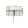 Antena Rejilla direccional, Ganancia 24 dBi, Dimensiones (90 x 60 x 38 cm), rango de frecuencia (2300-2500 MHz). Antena Rejilla direccional, Ganancia 24 dBi, Dimensiones (90 x 60 x 38 cm), rango de frecuencia (2300-2500 MHz).