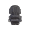 Conector Plástico Negro Tipo Glándula para Rosca NPT 1/2" Conector Plástico Negro Tipo Glándula para Rosca NPT 1/2"