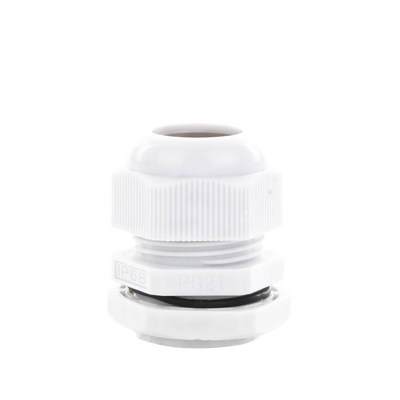 Conector Plástico Tipo Glándula para Cable de 13 a 18 mm de Diámetro. Conector Plástico Tipo Glándula para Cable de 13 a 18 mm de Diámetro.