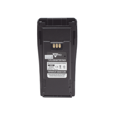 Batería de Li-Ion, 2500 mAh. Para radios EP-450/ DEP 450/CP200/CP250/PR400/GP3388/CP080/150/200.(incluye clip) Batería de Li-Ion, 2500 mAh. Para radios EP-450/ DEP 450/CP200/CP250/PR400/GP3388/CP080/150/200.(incluye clip)