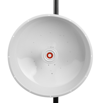 Antena direccional de alta resistencia, Ganancia 30 dBi, (4.9 -6.4 GHz), Plato hondo para mayor inmunidad al ruido, Conectores N-Hembra, Montaje incluido.