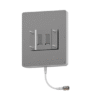 Antena direccional tipo Panel para interior o exterior, 806-960 / 1710-2500 MHz, 8dBi, con conector N-Hembra, incluye montaje para pared