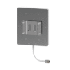 Antena direccional tipo Panel para interior o exterior, 806-960 / 1710-2500 MHz, 8dBi, con conector N-Hembra, incluye montaje para pared