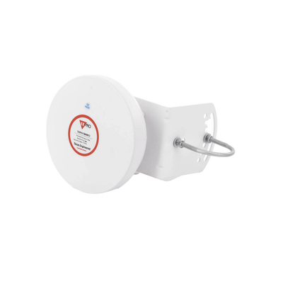 Antena Tipo Horn de 45 °, 15 dBi, 4.9 - 7GHz, Ideal para ambientes de alto ruido, Tipo de conector RPSMA, con montaje y jumpers incluidos