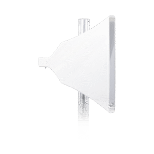 Antena Tipo Horn de 90° , 16 dBi, Ideal para ambientes de alto ruido, 4.9-6.5 GHz, , Conector SMA-Hembra, con montaje incluido Antena Tipo Horn de 90° , 16 dBi, Ideal para ambientes de alto ruido, 4.9-6.5 GHz, , Conector SMA-Hembra, con montaje incluido