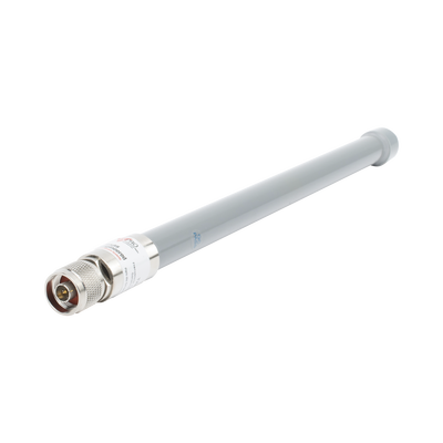 Antena Omnidireccional, mayor distancia de transmisión y recepción de señal en 360º, Doble banda de 2.4 / 5 GHz, Ganancia de 9 dBi, Conector N-macho, Adecuada para entornos exigentes Antena Omnidireccional, mayor distancia de transmisión y recepción de señal en 360º, Doble banda de 2.4 / 5 GHz, Ganancia de 9 dBi, Conector N-macho, Adecuada para entornos exigentes