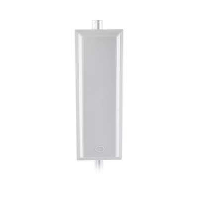 Antena Sectorial 90° para WiFi, Doble Rango de frecuencia (2.4 a 2.5 GHz) y (5.1 a 6.5 GHz), Alta ganancia de 19 dBi, ideal para coberturas amplias de WiFi de hasta 800 mts, Conectores SMA-hembra , Montaje y jumpers incluidos