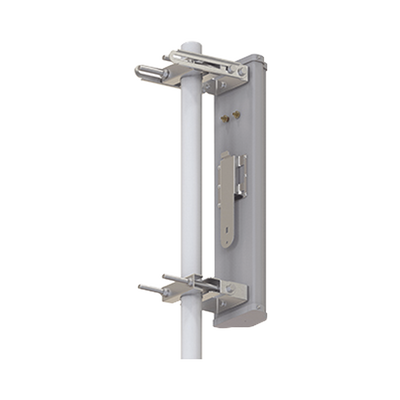 Antena Sectorial 120°, Rango de frecuencia de (5.1 a 5.8 GHz), ganancia 19 dBi, conectores SMA-hembra, incluye jumper y montaje para radio )