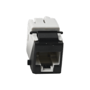 Jack UltraMAX Cat5e, UTP, Tipo Keystone, Color Negro, Punch Down