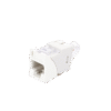 Jack UltraMAX Cat6A, UTP, Montaje híbrido en Placa de Pared (Plano y Angulado), Color Blanco, Punch Down Jack UltraMAX Cat6A, UTP, Montaje híbrido en Placa de Pared (Plano y Angulado), Color Blanco, Punch Down