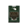 Jack UltraMAX Cat6A, UTP, Montaje híbrido en Placa de Pared (Plano y Angulado), Color Verde, Punch Down