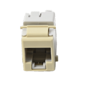 Jack UltraMAX Cat6A, UTP, Tipo Keystone, Color Marfil, Punch Down