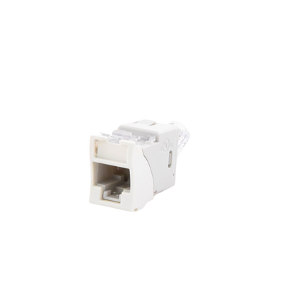 Jack UltraMAX Cat6, UTP, Montaje híbrido en Placa de Pared (Plano y Angulado), Color Blanco, Punch Down Jack UltraMAX Cat6, UTP, Montaje híbrido en Placa de Pared (Plano y Angulado), Color Blanco, Punch Down