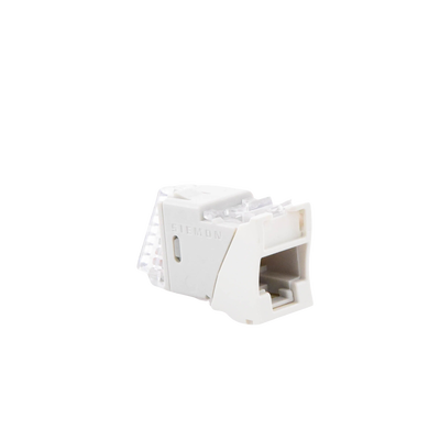 Jack UltraMAX Cat6, UTP, Montaje híbrido en Placa de Pared (Plano y Angulado), Color Blanco, Punch Down Jack UltraMAX Cat6, UTP, Montaje híbrido en Placa de Pared (Plano y Angulado), Color Blanco, Punch Down
