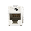 Jack UltraMAX Cat6, UTP, Montaje híbrido en Placa de Pared (Plano y Angulado), Color Blanco, Punch Down Jack UltraMAX Cat6, UTP, Montaje híbrido en Placa de Pared (Plano y Angulado), Color Blanco, Punch Down