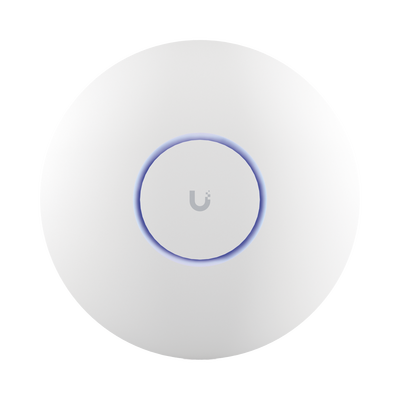 Access Point UniFi WiFi 7 Pro / Soporta 6 GHz / para Interior en Techo o Pared / 6 streams / MU-MIMO 2x2 en cada banda (2.4/5/6 GHz) / Puerto 2.5 GbE. NO incluye POE