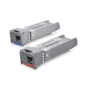 UFiber Módulo SFP+, transceptor MiniGibic MonoModo 10 Gbps, distancia 10 km, un conector LC. Incluye 2 piezas