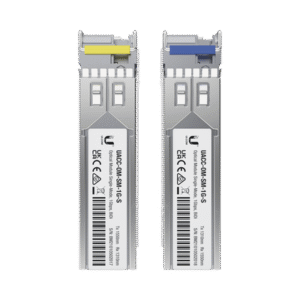 UFiber Módulo SFP, transceptor MiniGibic MonoModo 1.25 Gbps, distancia 3km, Simplex, un conector LC, incluye 2 tranceptores UFiber Módulo SFP, transceptor MiniGibic MonoModo 1.25 Gbps, distancia 3km, Simplex, un conector LC, incluye 2 tranceptores
