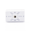 Access Point UniFI doble banda cobertura 180º, MI-MO 2x2 diseño placa de pared con dos puertos adicionales, hasta 100 usuarios Wi-Fi