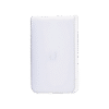 Access Point UniFI doble banda cobertura 180º, MI-MO 2x2 diseño placa de pared con dos puertos adicionales, hasta 100 usuarios Wi-Fi