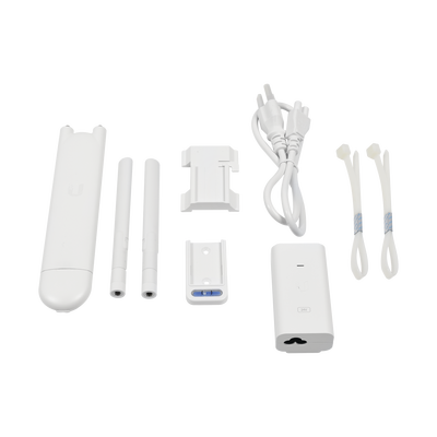 Access Point UniFi MESH para exterior 802.11ac doble banda 2.4/5 GHz, MIMO 2x2, antenas desmontables, hasta 1167 Mbps