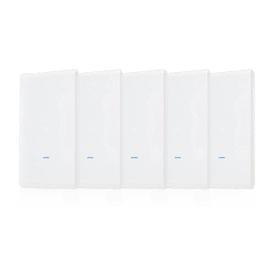 5 Access Point UniFi doble banda para exterior, antena integrada 360°; 802.11ac MIMO 3X3, hasta 250 usuarios concurrentes