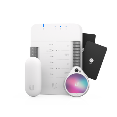 UniFi Access Kit de Inicio, con HUB, Reader Pro, Reader Lite y 20 tarjetas, para acceso a una sola puerta UniFi Access Kit de Inicio, con HUB, Reader Pro, Reader Lite y 20 tarjetas, para acceso a una sola puerta